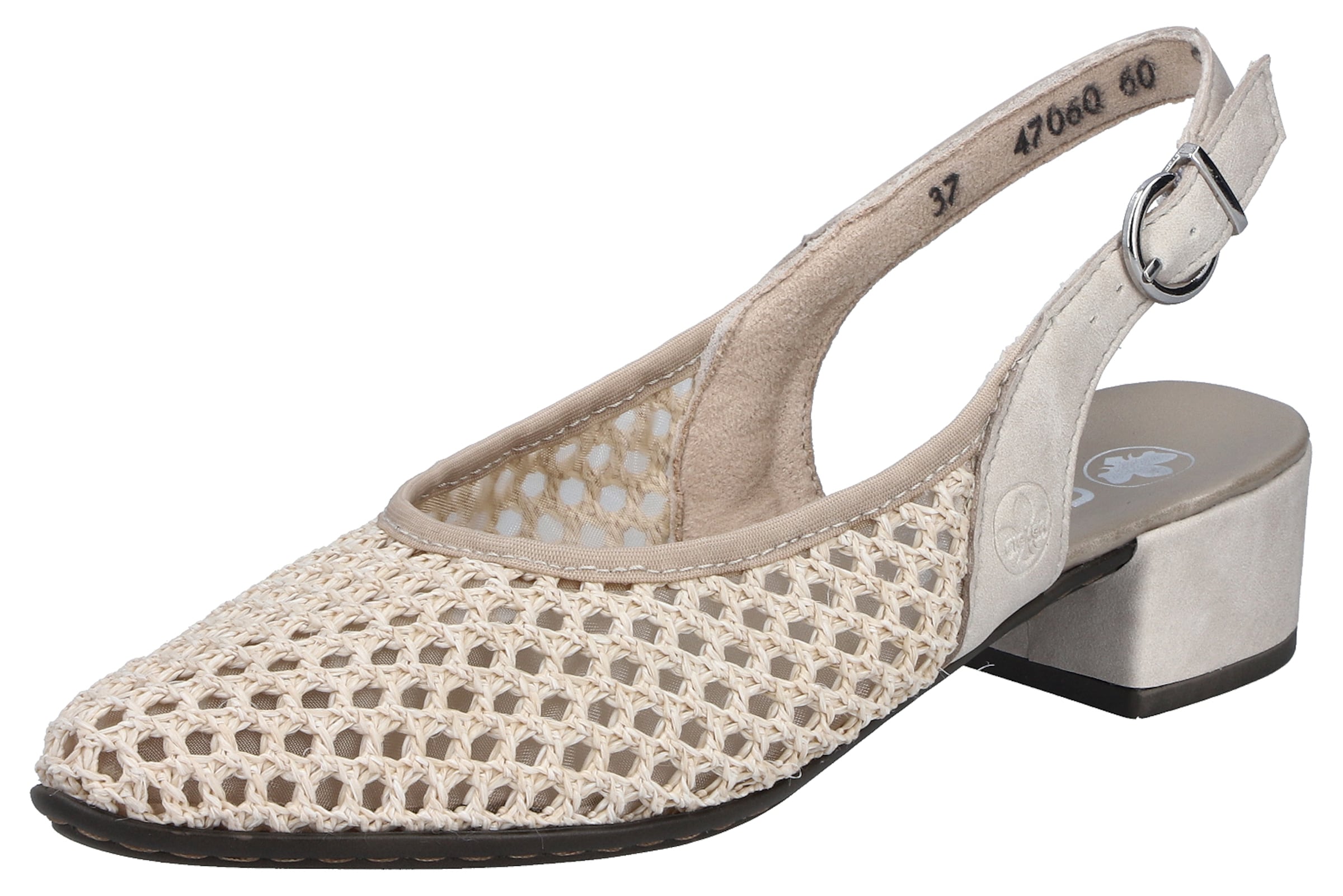 Rieker Slingpumps in Beige: Vorderseite