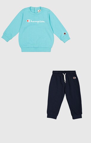 Champion Authentic Athletic Apparel Sweatsuit in Blue: front