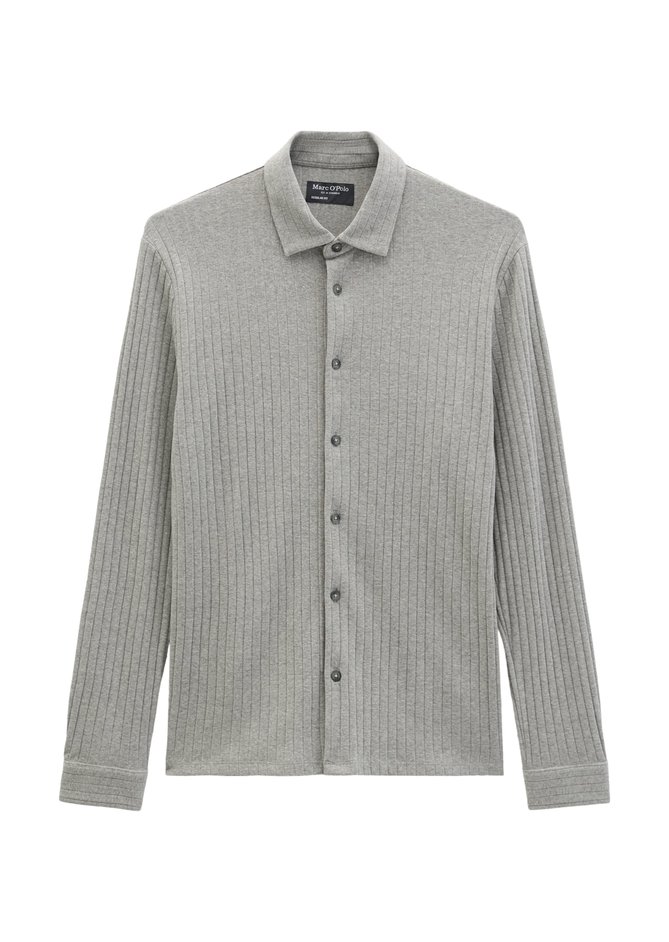 Marc O'Polo Shirt in Grey: front