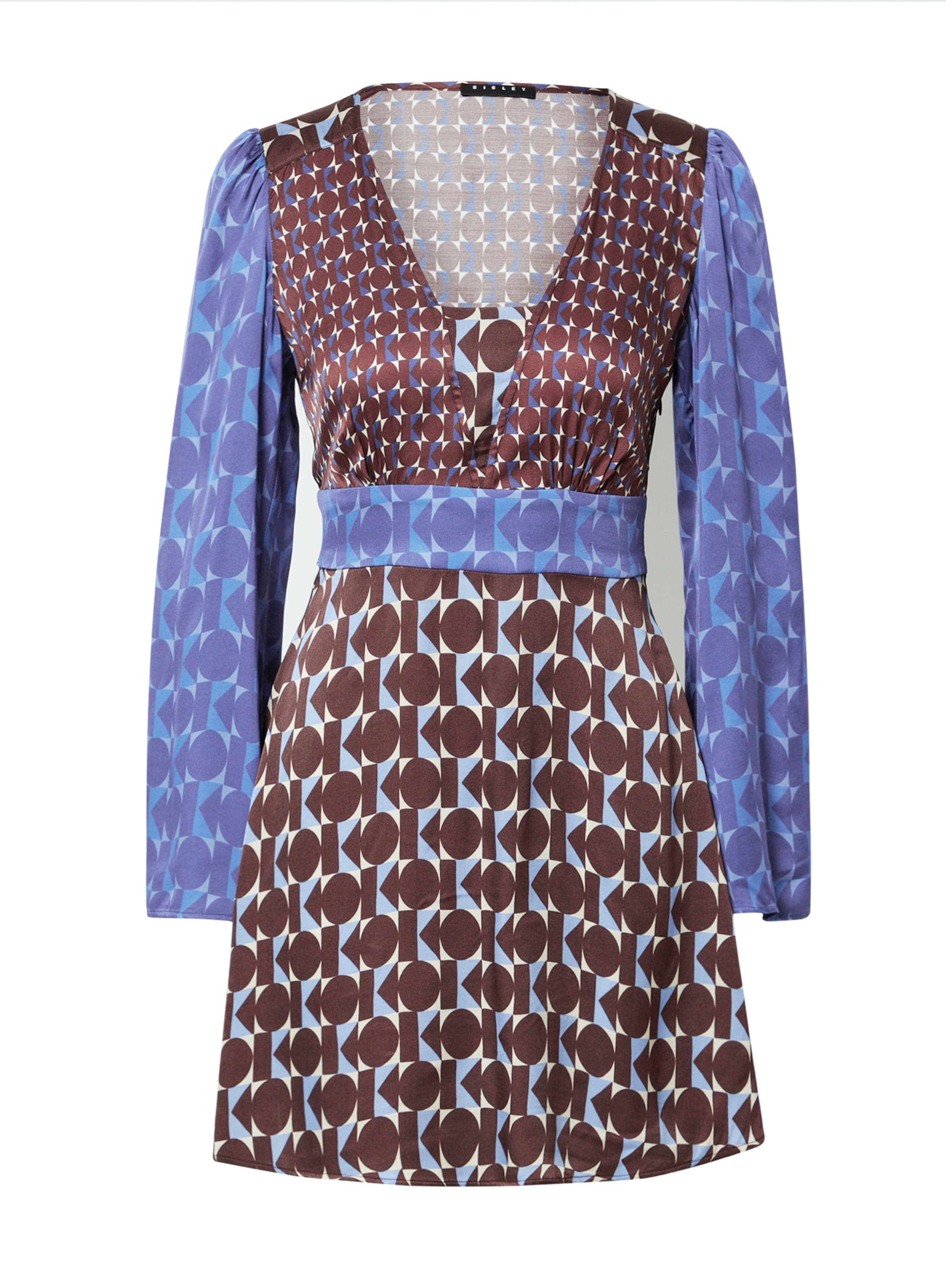 Sisley Šaty – hnědá: přední strana