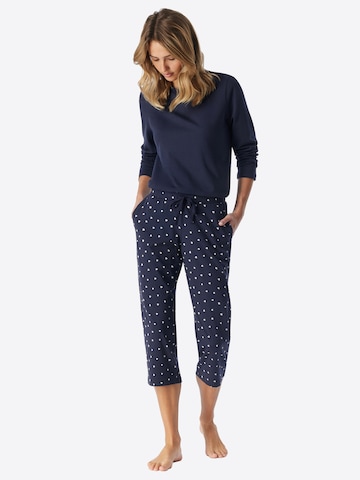 Pantalon de pyjama ' Mix Relax ' SCHIESSER en bleu