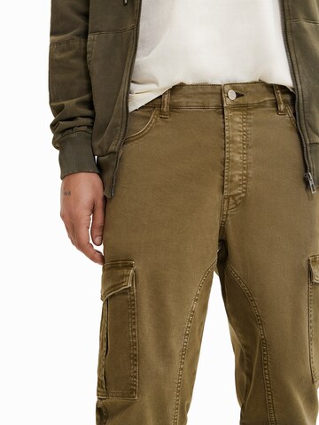 Desigual Regularen Kargo hlače 'Hank' | zelena barva