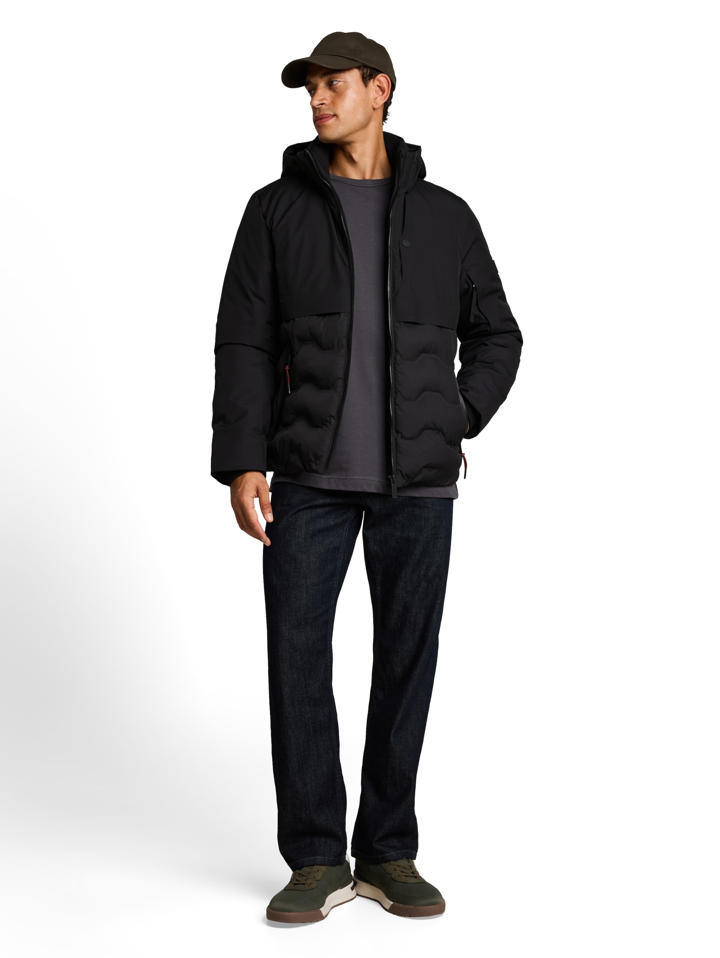 TOM TAILOR - Chaqueta de entretiempo en negro