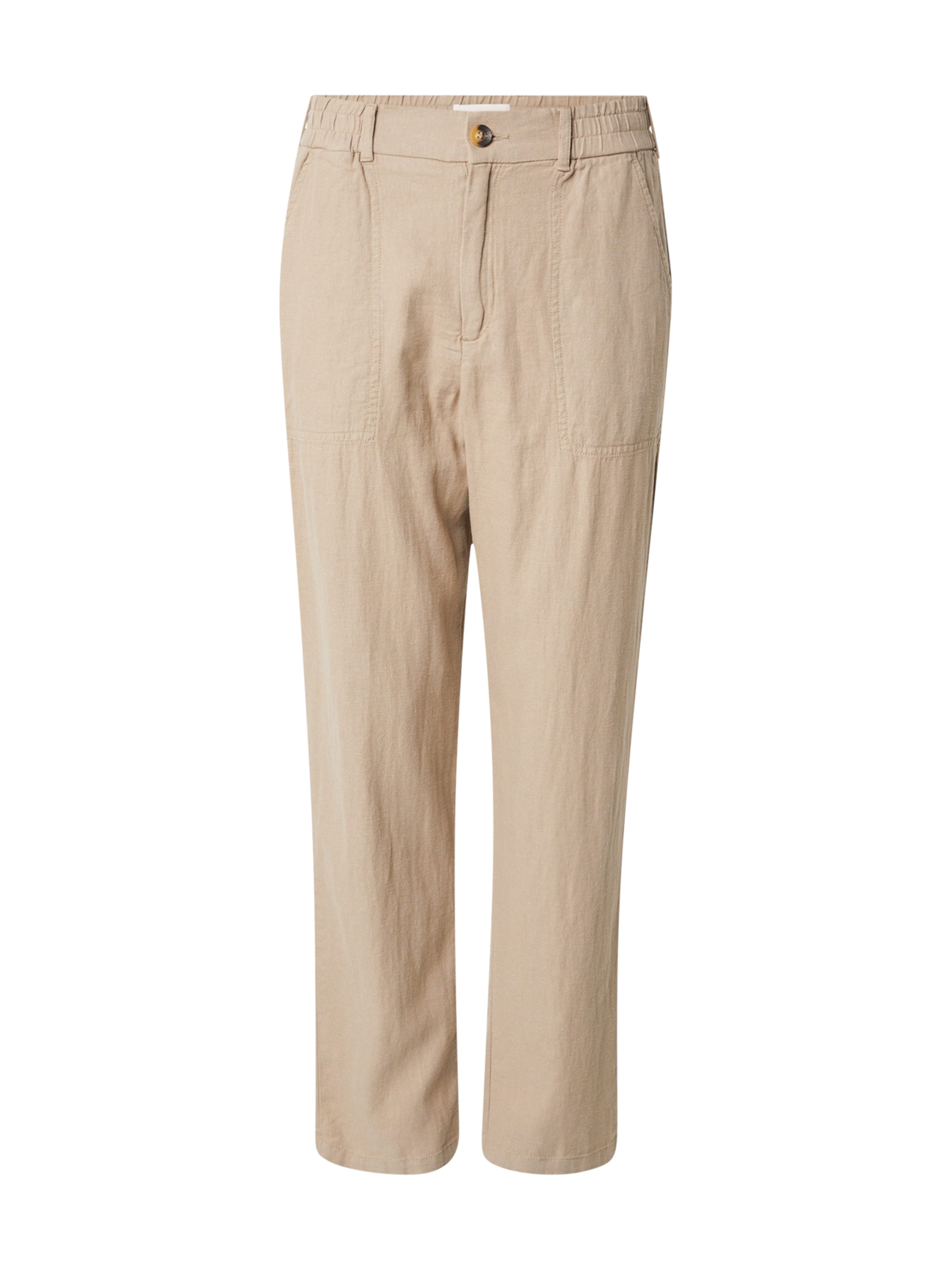 GABBA Обычный Штаны 'Zeta' в Бежевый: спереди