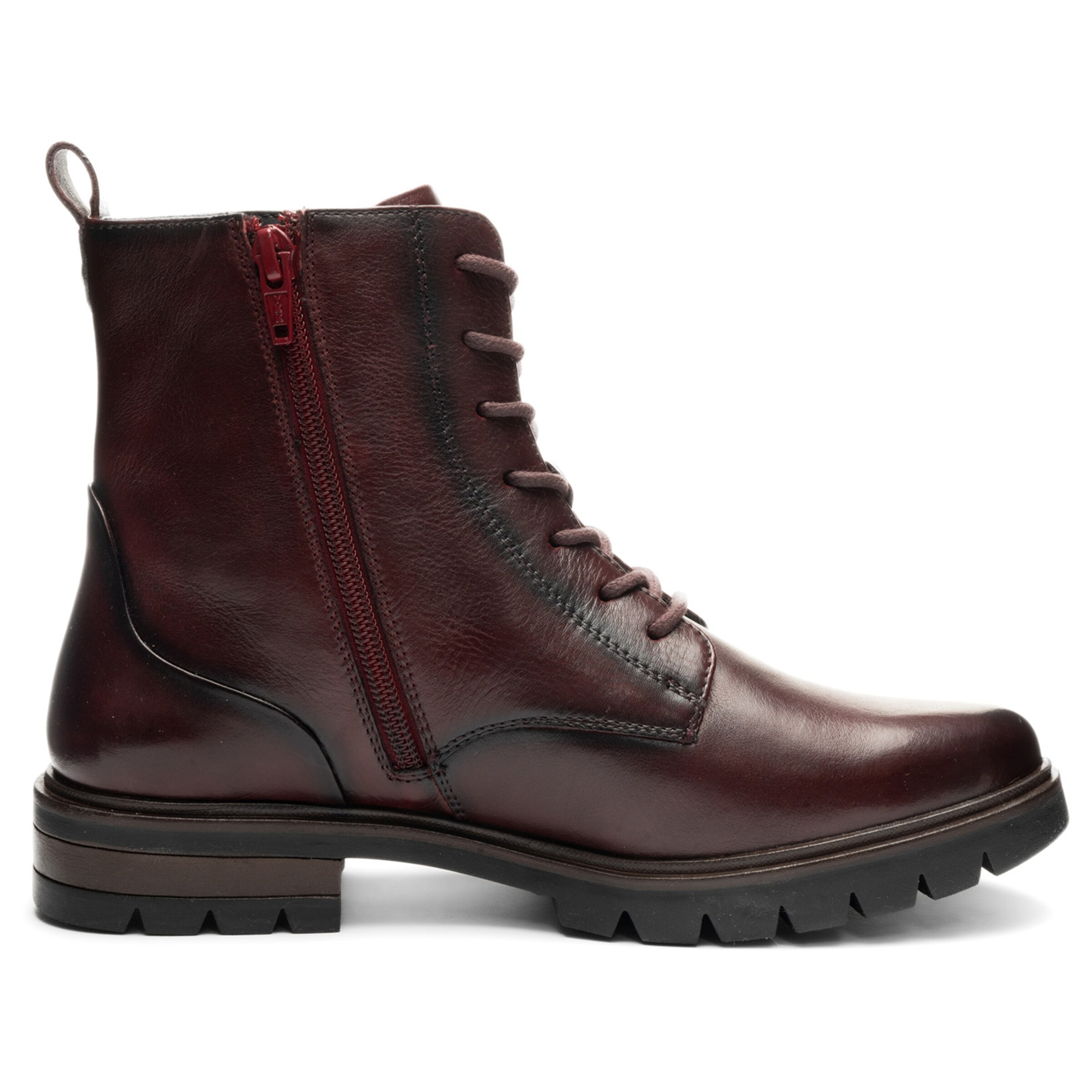 ARA Schnürstiefelette in Rot