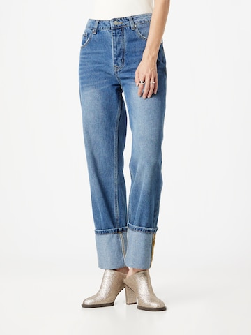 Warehouse Regular Jeans in Blauw: voorkant