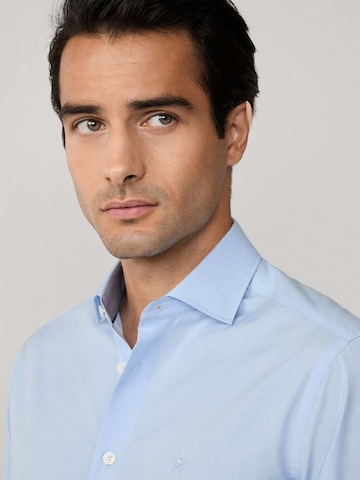 Hackett London Regular fit Zakelijk overhemd 'Puppytooth' in Blauw
