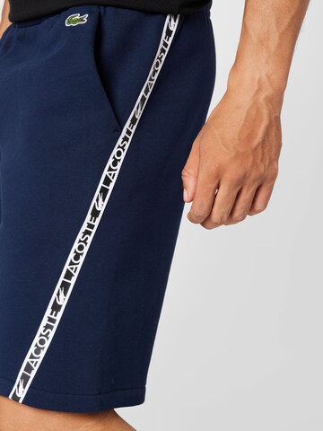 Regular Pantalon LACOSTE en bleu