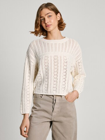 Pull-over 'ISADORA' Pepe Jeans en blanc : devant
