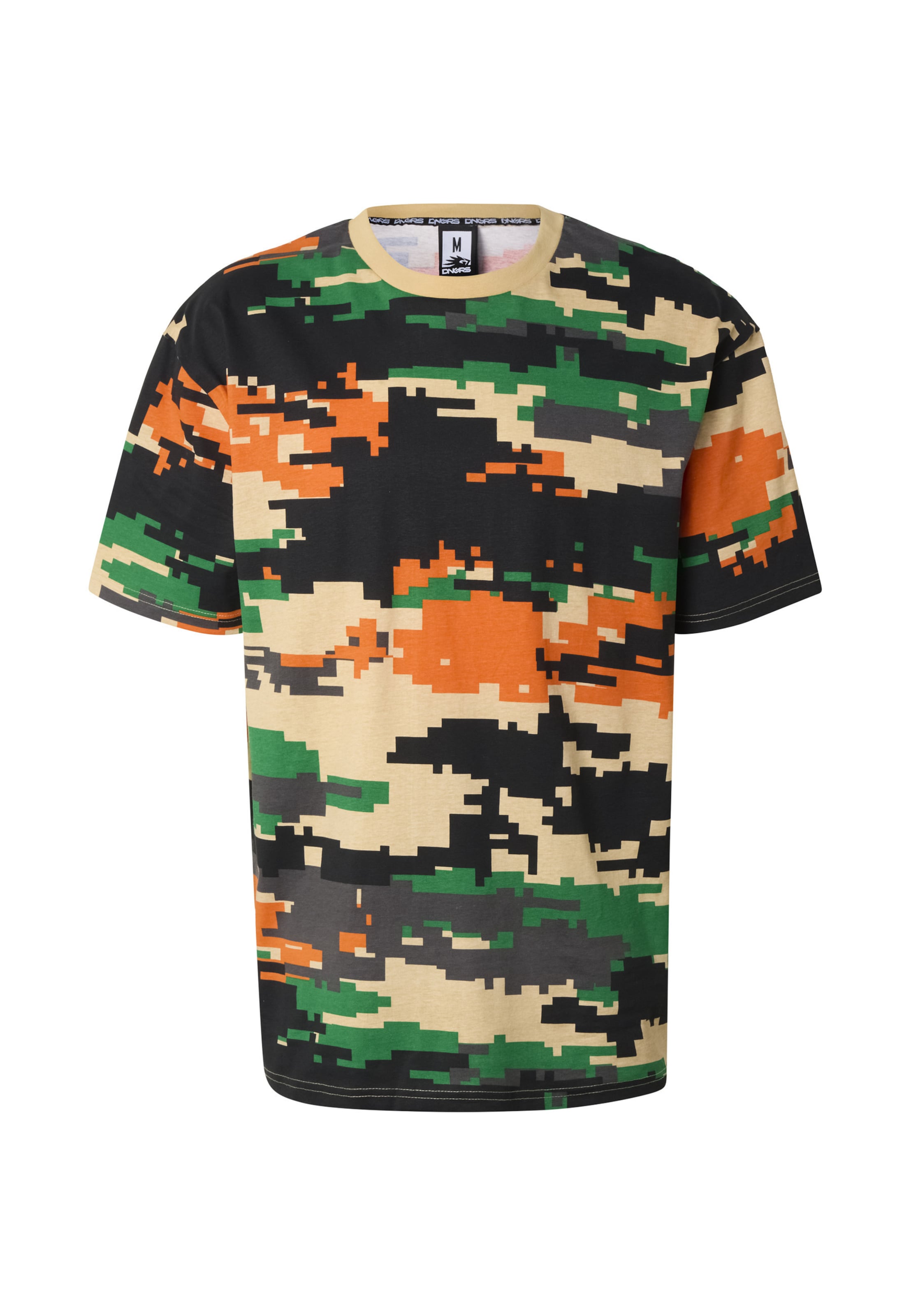 T-Shirt Dangerous DNGRS en beige : devant