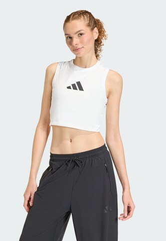 ADIDAS SPORTSWEAR Sporttop 'Z.N.E.' in Weiß: Vorderseite