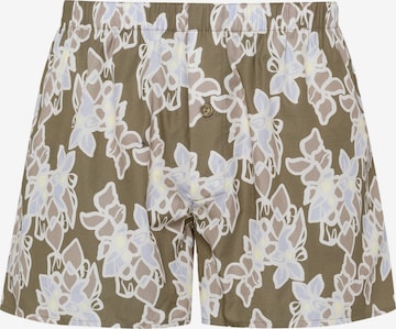 Hanro Boxershorts 'Fancy Woven' in Beige: predná strana