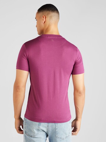 T-Shirt Calvin Klein Jeans en violet