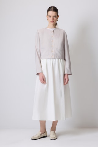 Touche Prive Rok in Beige: voorkant