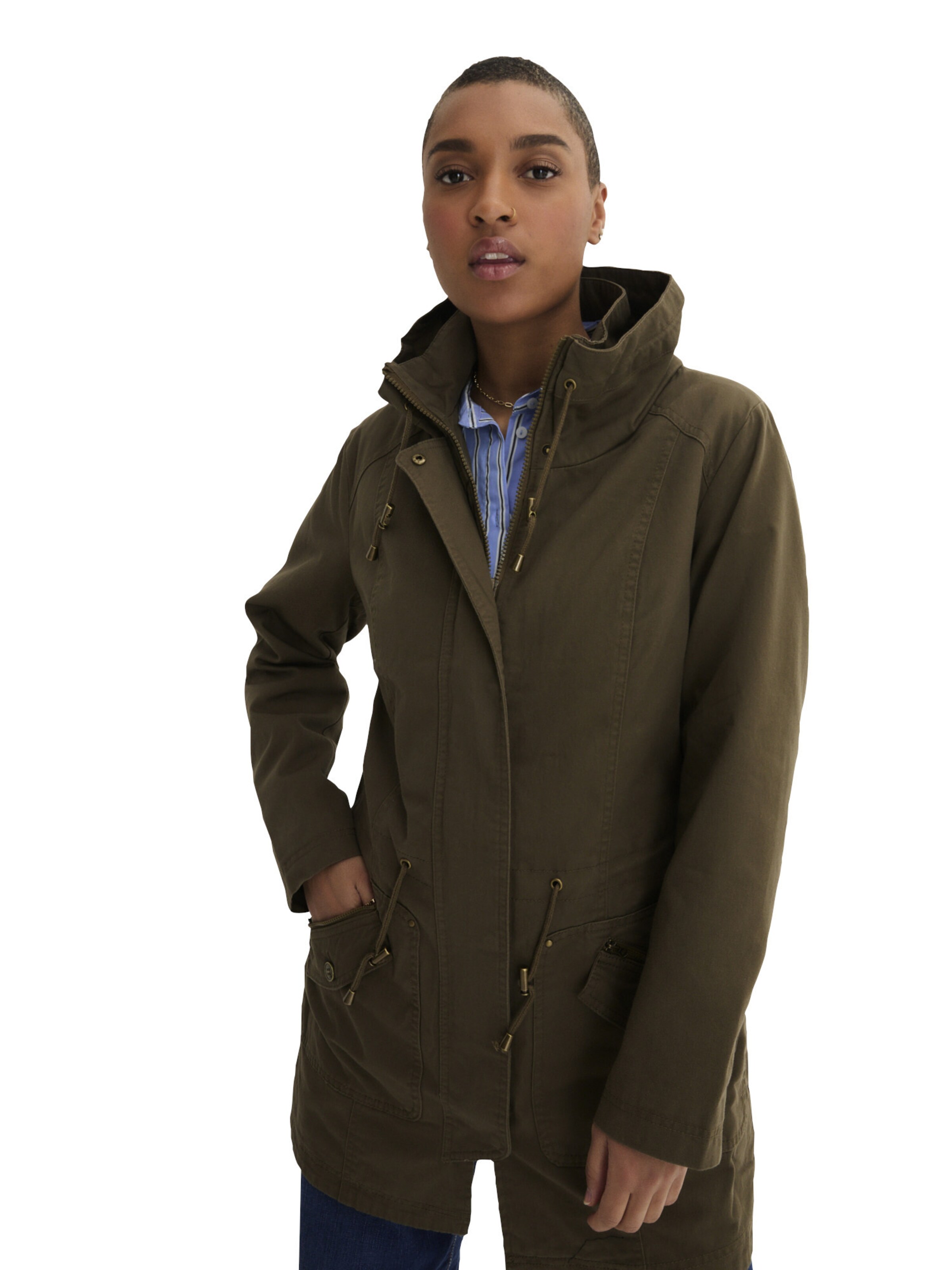 bonprix Parka in Grün: Vorderseite
