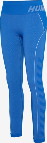 Hummel Skinny Workout Pants 'Christel' in Blue