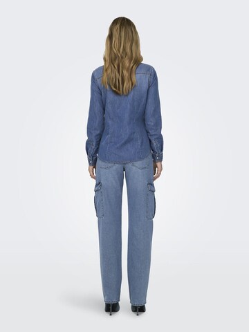 ONLY Bluse 'ONLAlexa' in Blau