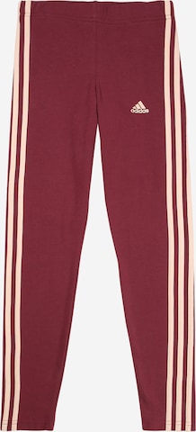 ADIDAS SPORTSWEARSportske hlače - crvena boja: prednji dio
