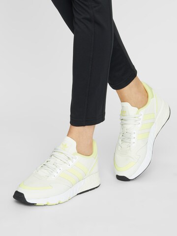 ADIDAS ORIGINALS Platform trainers in Yellow: front