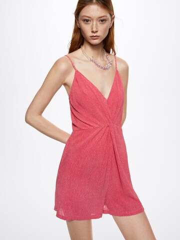 MANGO Jumpsuit 'SOLIS' in Pink: front