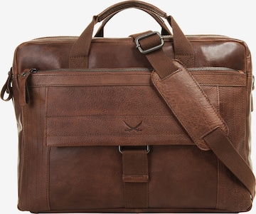 Mallette SANSIBAR en marron : devant