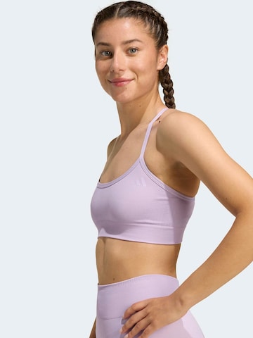ADIDAS PERFORMANCE Bralette Sports Bra in Purple
