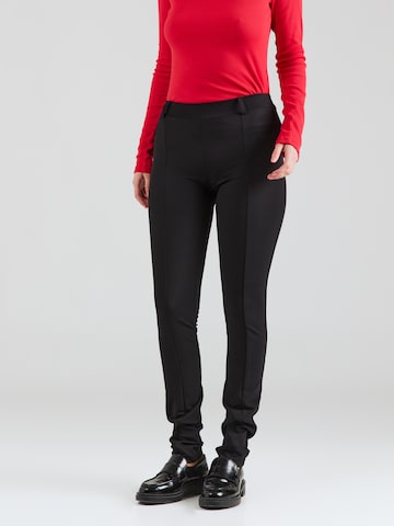 NLY by Nelly Slim fit Trousers 'Keep It Up' in Black: front