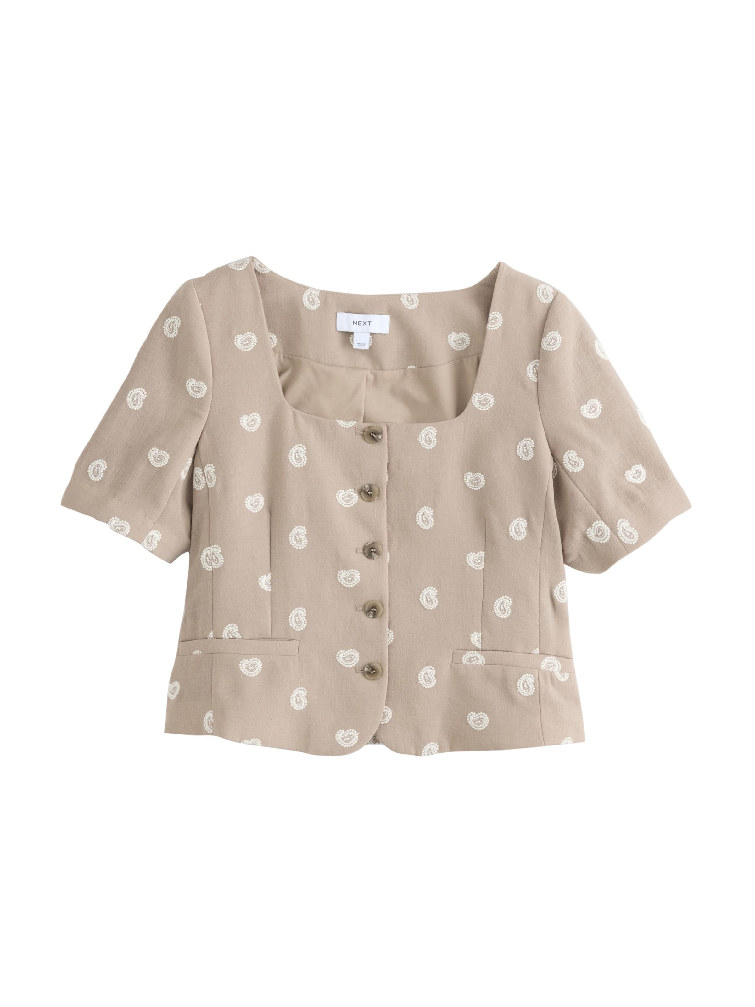 Next Bluse in Beige: Vorderseite