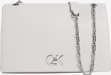 Borsa a tracolla di Calvin Klein in bianco: frontale
