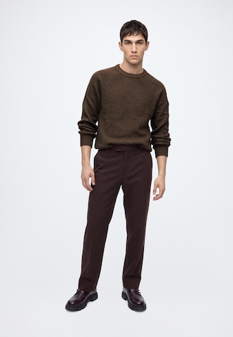 JACK & JONES Pullover 'JJEDENVER' in Braun