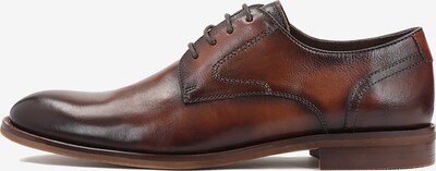 Kazar Chaussure à lacets en brun foncé, Vue avec produit