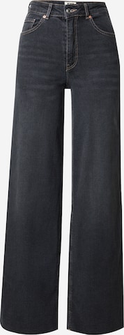 Tally Weijl Wide leg Jeans in Black: front