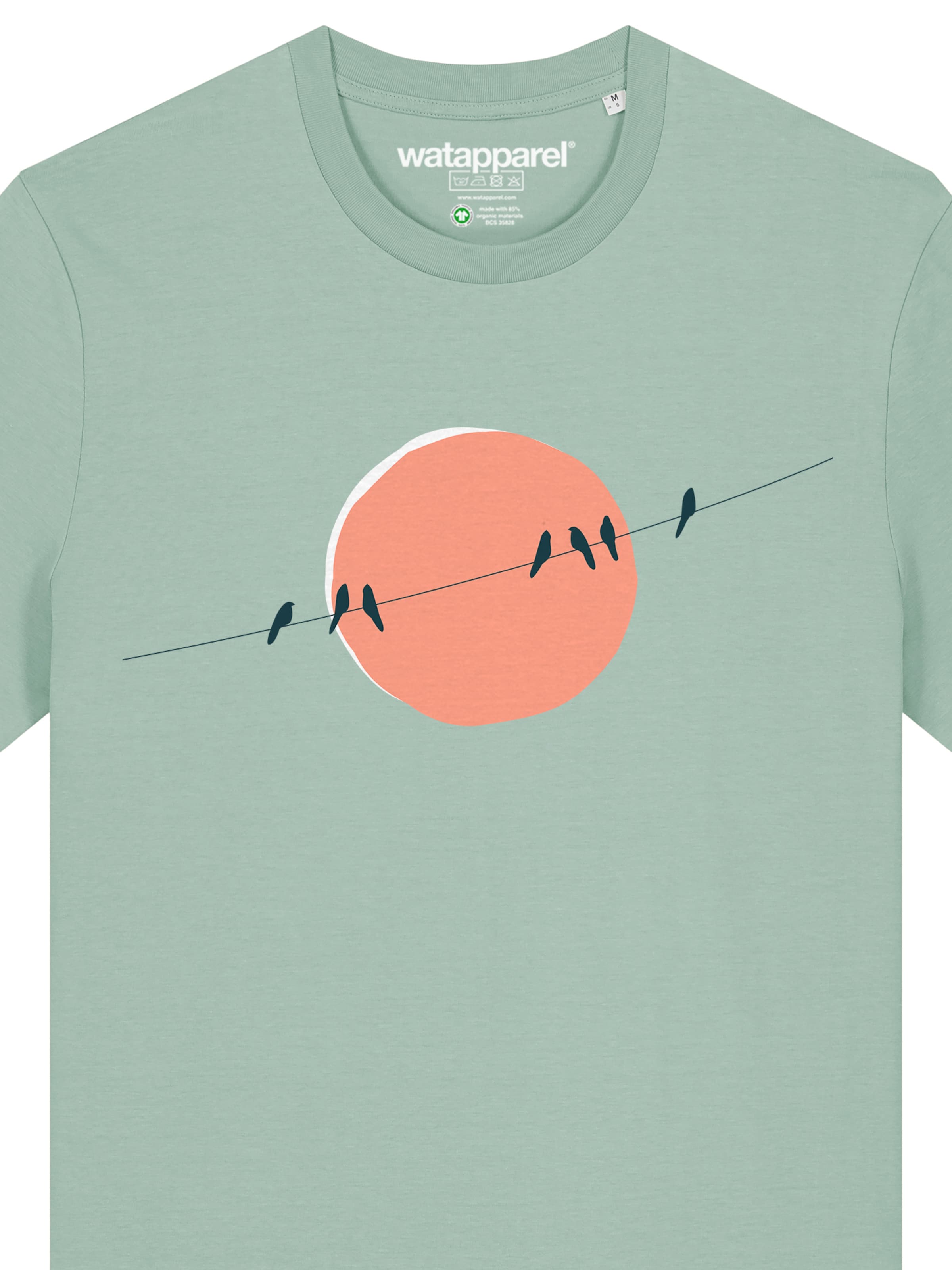 Watapparel T-Shirt 'Countryside 01' in Blau