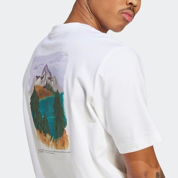 ADIDAS ORIGINALS Shirt 'Adventure Nature Awakening' in Wit