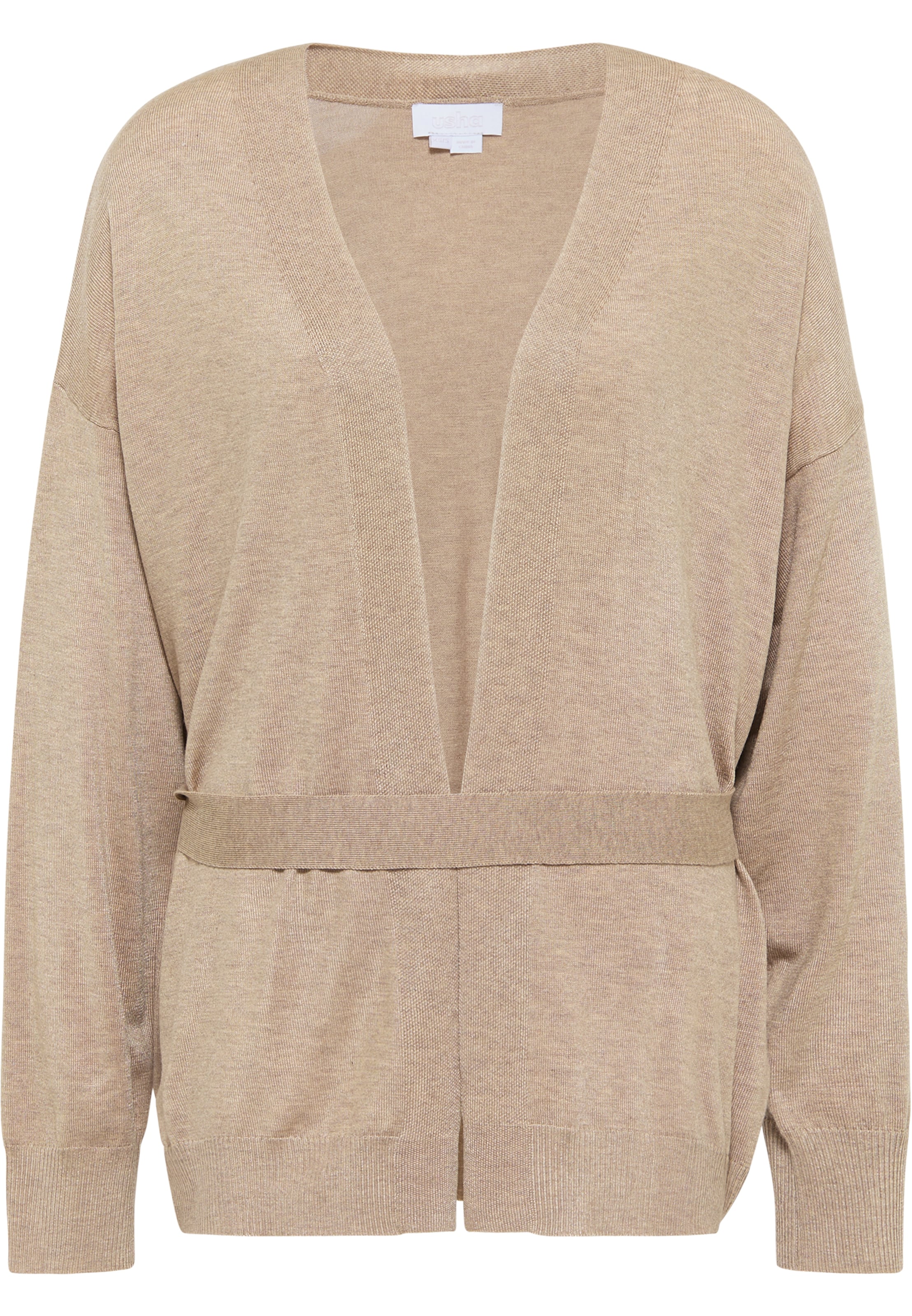 usha WHITE LABEL Strickjacke in Beige: Vorderseite