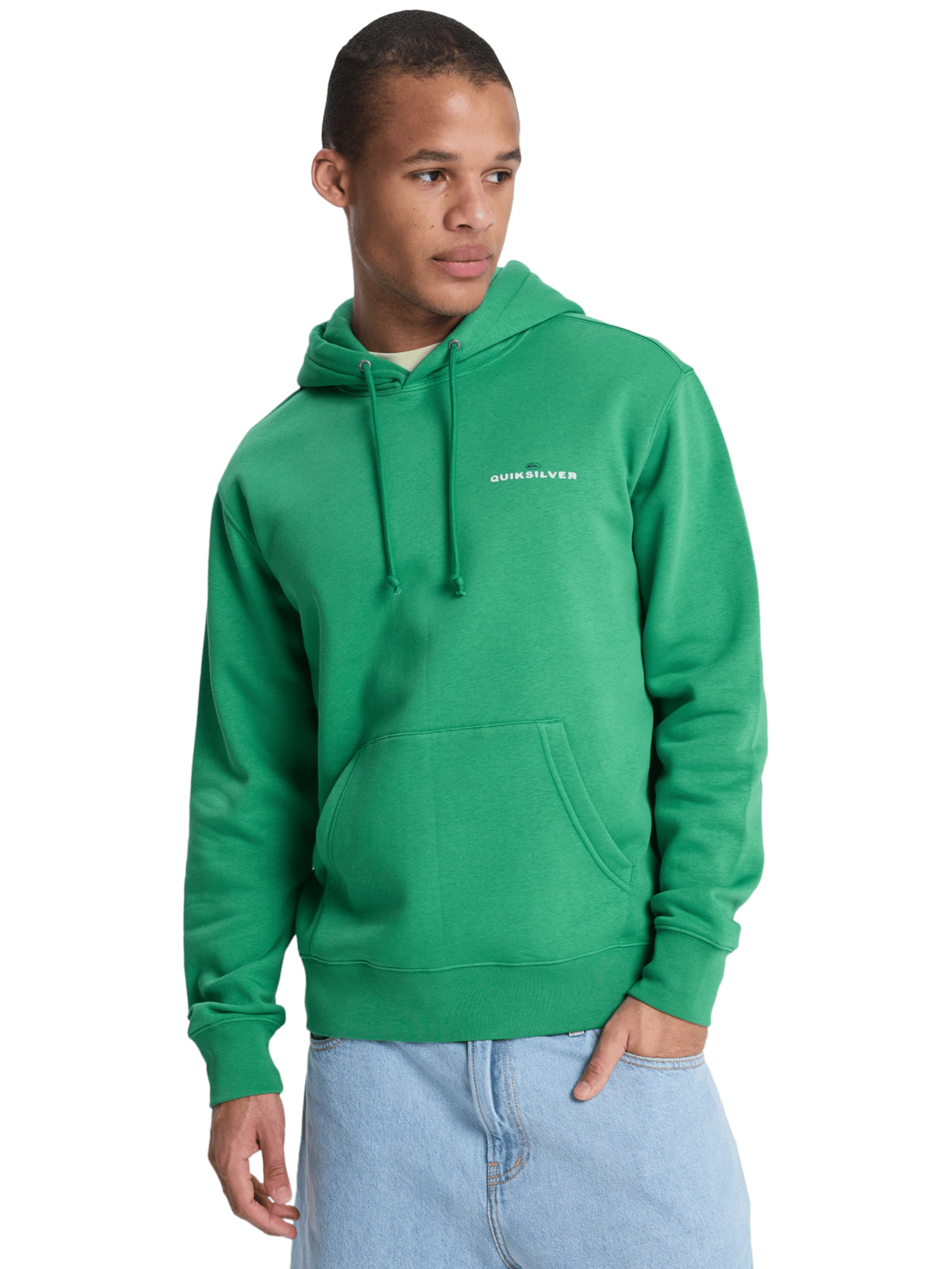 QUIKSILVER Athletic Sweatshirt 'Salt Water' in Green