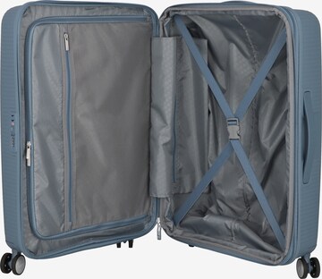 Trolley 'SoundBox' di American Tourister in blu