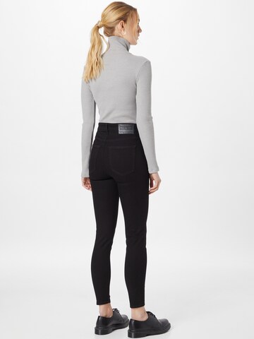 DIESEL Skinny Broek 'SLANDY' in Zwart