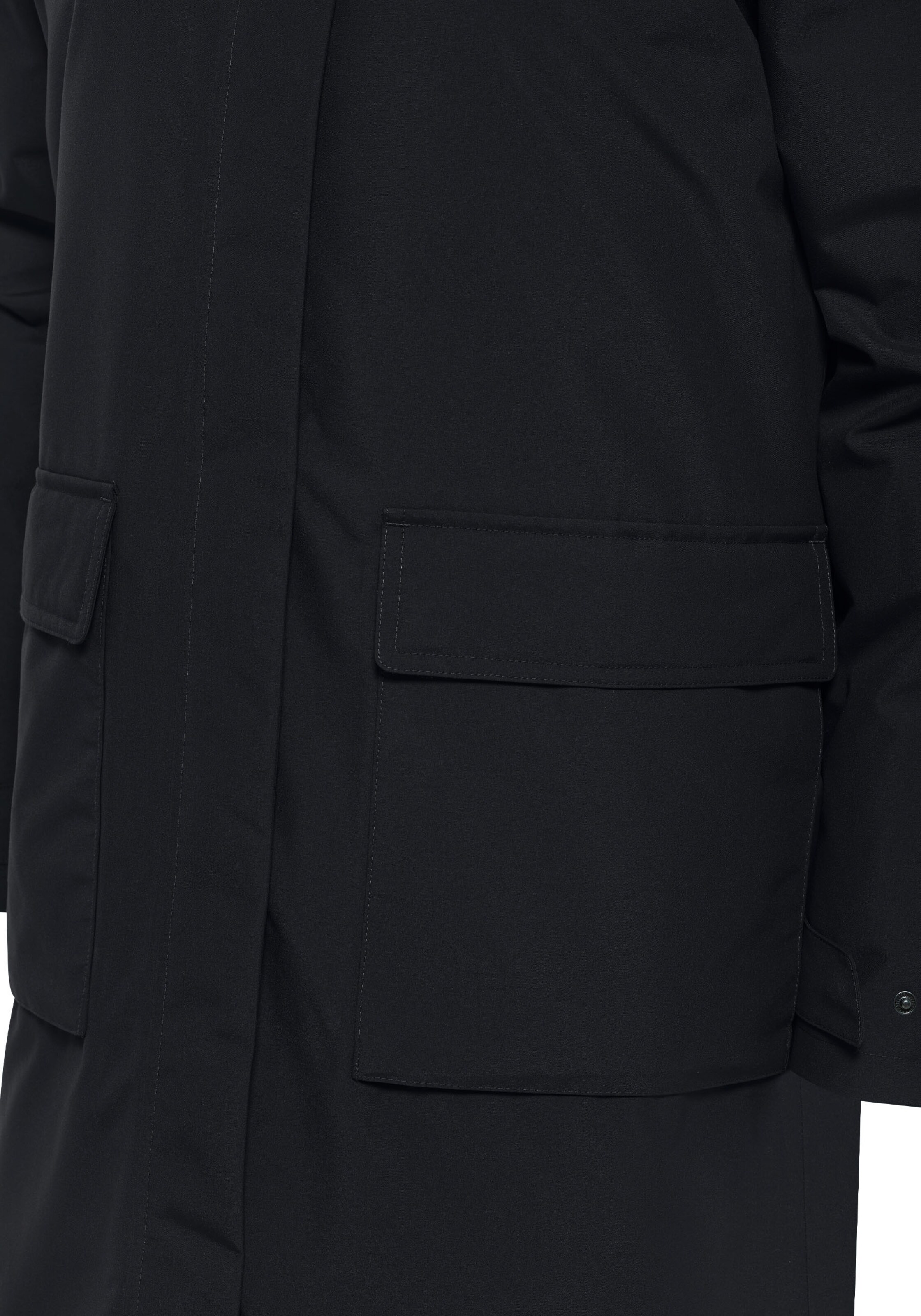 JACK WOLFSKIN Winter Coat in Black