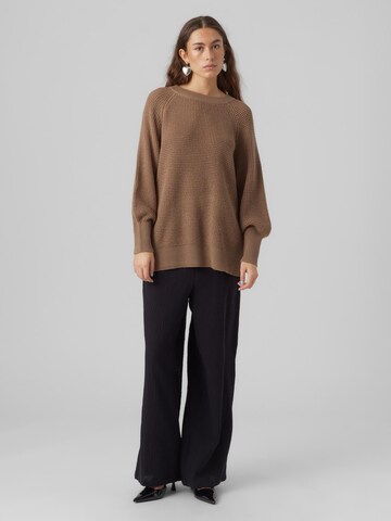 VERO MODA Sweater 'LEANNA' in Brown