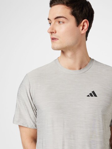 T-Shirt fonctionnel 'Train Essentials' ADIDAS PERFORMANCE en gris