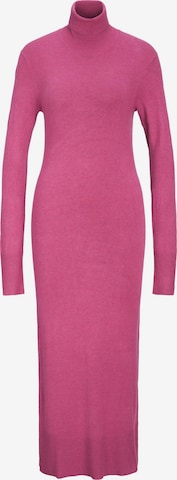 JJXX Gebreide jurk 'Cat' in Roze: voorkant