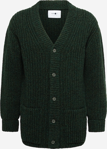 NN07 Knit Cardigan 'Benzon' in Green: front