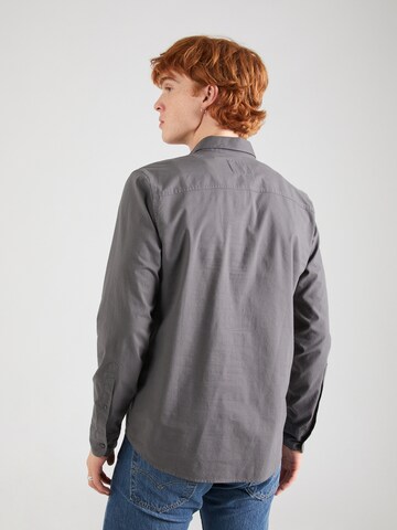 HOLLISTER - Regular Fit Camisa 'EMEA' em cinzento