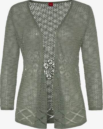 s.Oliver Knit Cardigan in Green: front