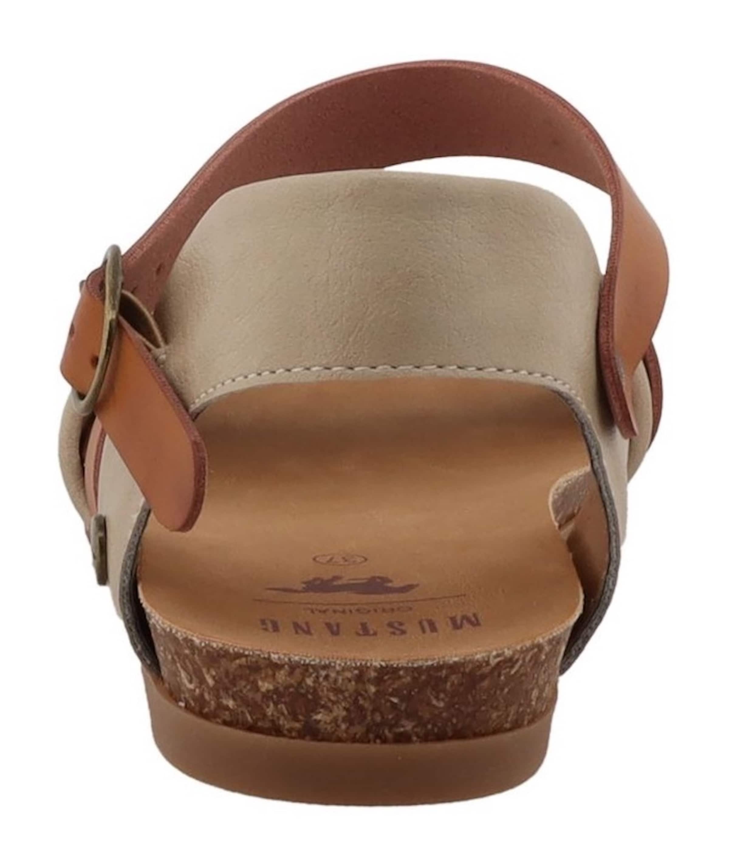 MUSTANG Sandale in Beige