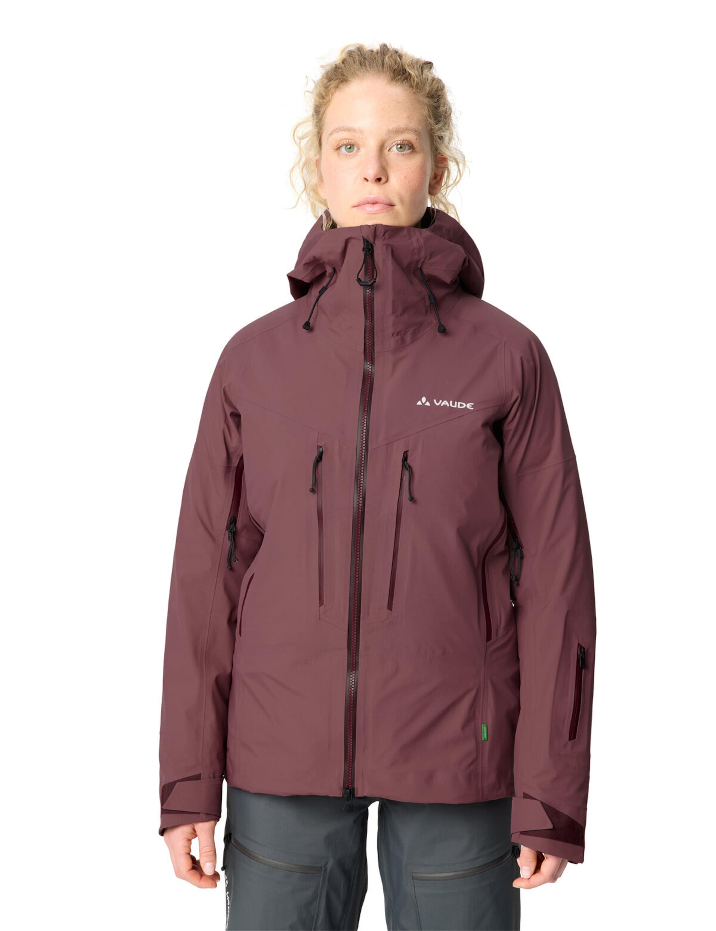VAUDE Outdoorjacke 'Monviso II' in Rot: Vorderseite