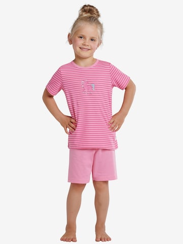 SCHIESSER Pajamas in Pink: front