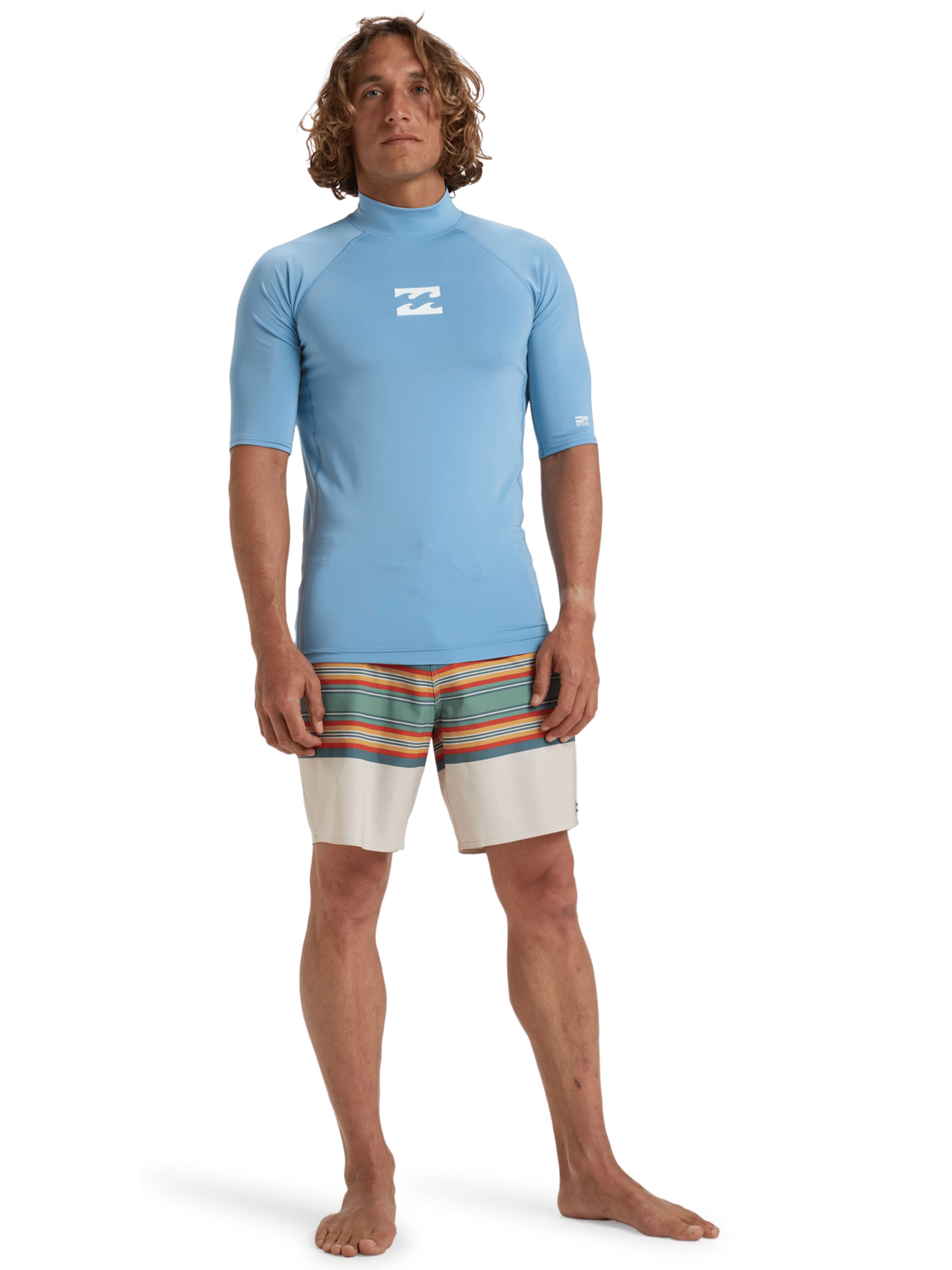 BILLABONG Performance shirt 'Waves All Day' in Blue