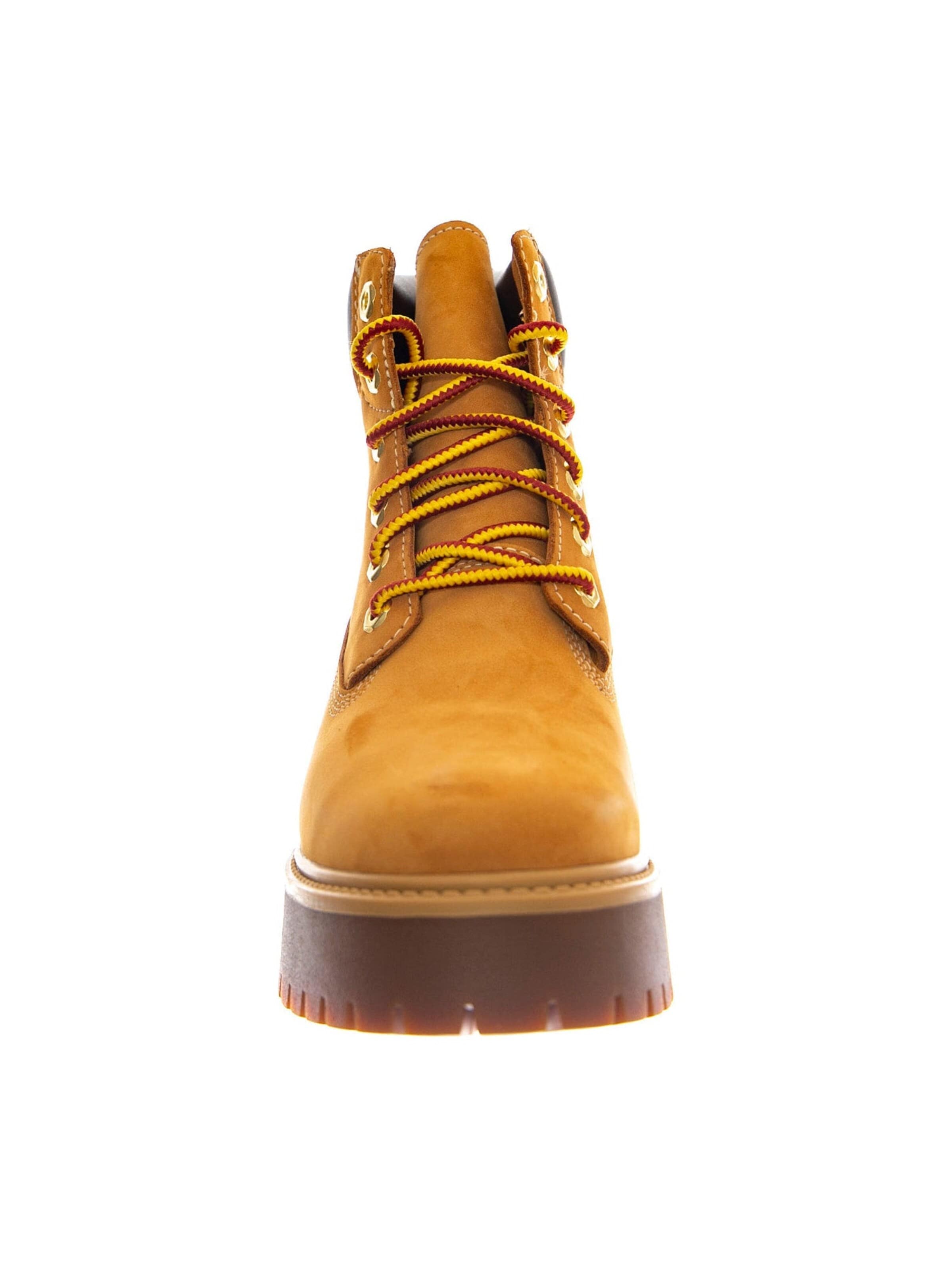 TIMBERLAND Veterlaarzen 'Stone Street 6 Inch Lace Up Waterproof Boot Wheat Brown' in Bruin